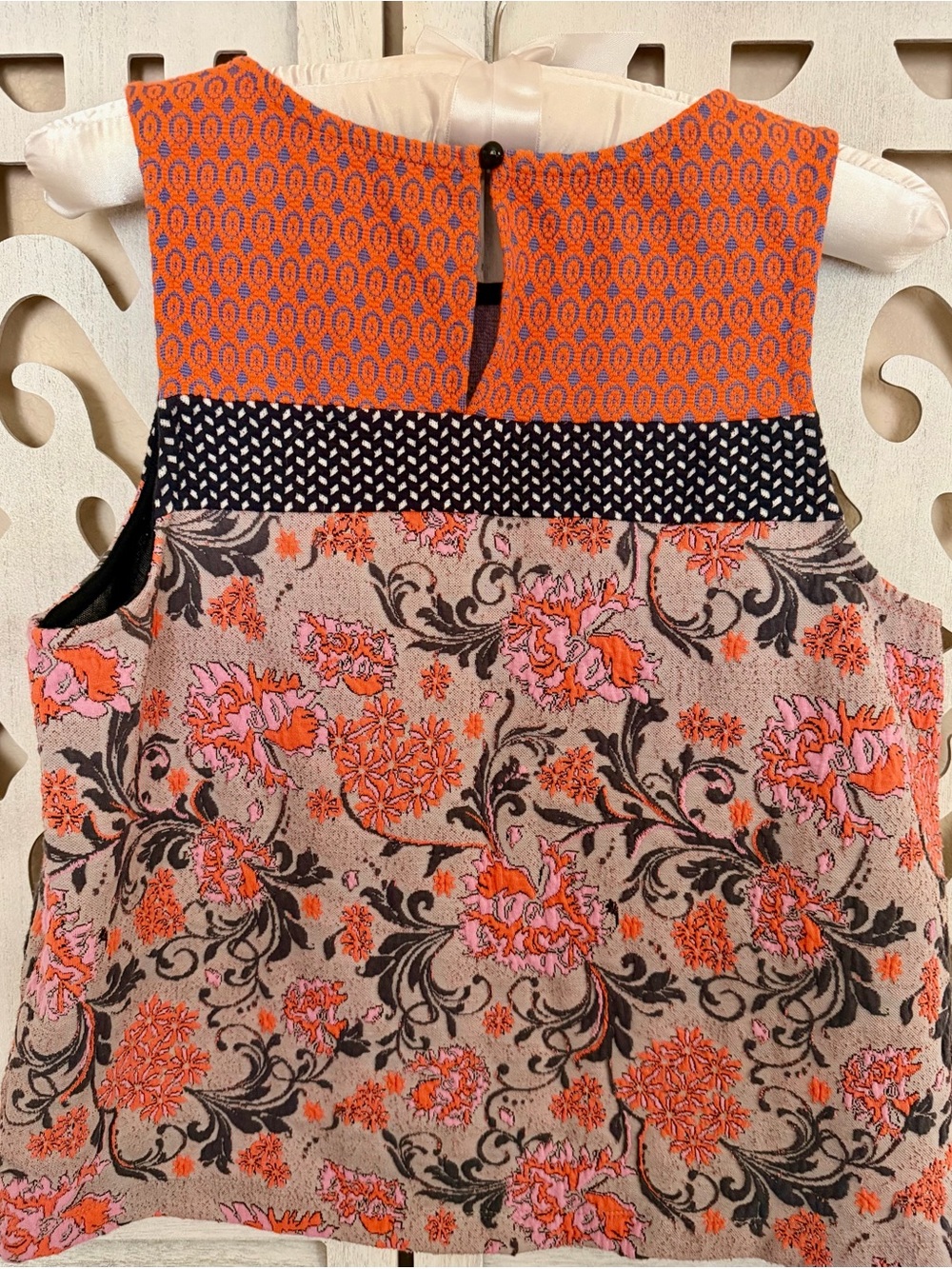 Anthropologie Meadow Rue Poppy Jacquard Tank Size M - Picture 5 of 6